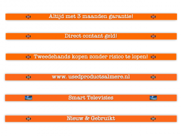 Up webshop product promotionele gondola stroken los