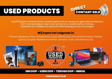 Used products a5 verkoopbon